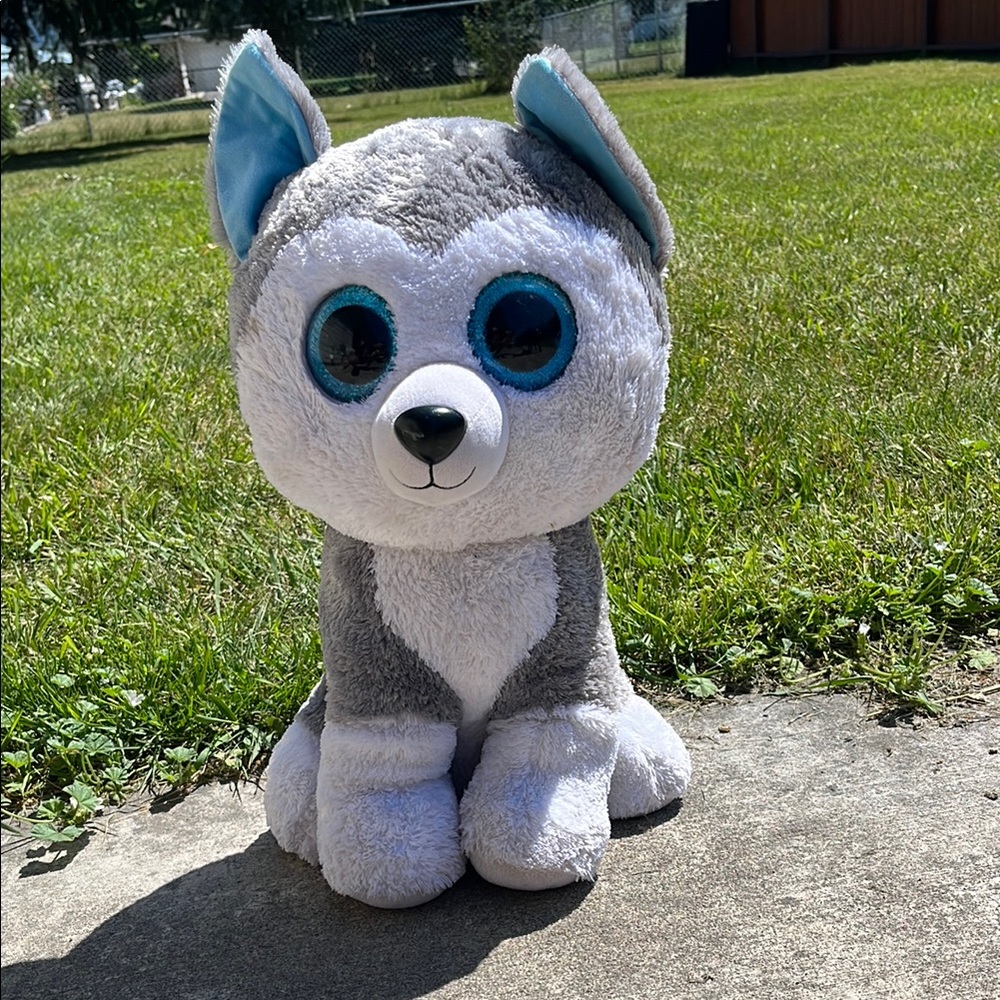 TY large beanie boo Slush the husky